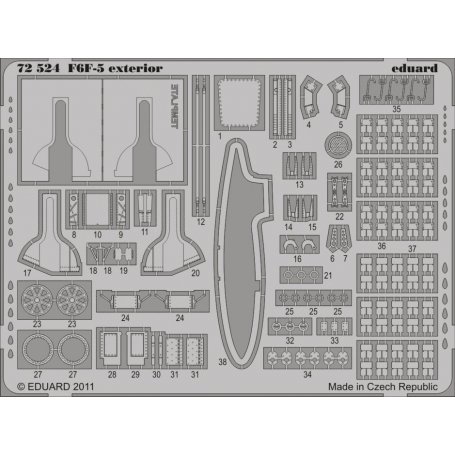 F6F-5 exterior EDUARD