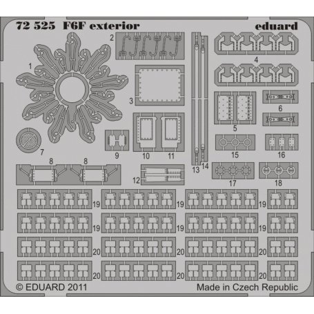 F6F exterior CYBER HOBBY