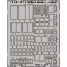 B-17 surface panels S.A. REVELL