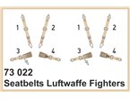 Eduard 1:72 Seatbelts for Luftwaffe fighters / SUPERFABRIC 