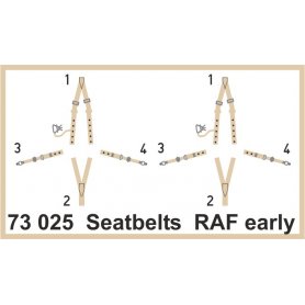 Seatbelts RAF early SUPER FABRIC