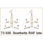 Seatbelts RAF late SUPER FABRIC