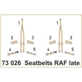 Seatbelts RAF late SUPER FABRIC