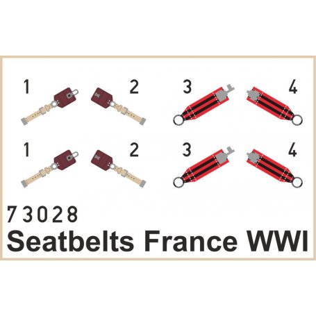 Seatbelts France WWI SUPER FABRIC