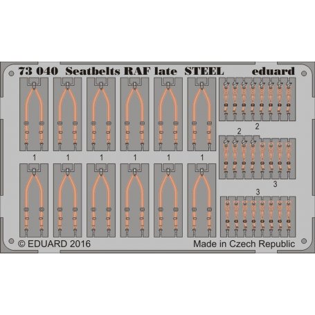 Seatbelts RAF late STEEL