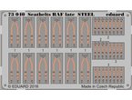 Eduard 1:72 Seatbelts for late RAF / STEEL