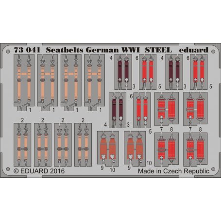 Seatbelts German WWI STEEL