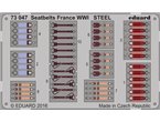Eduard 1:72 Pasy bezpieczeństwa do francuskich samolotów WWI / STEEL