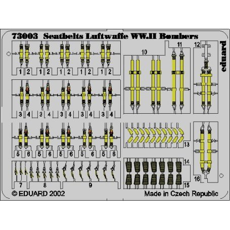 Seatbelts Luftwaffe WWII Bombers