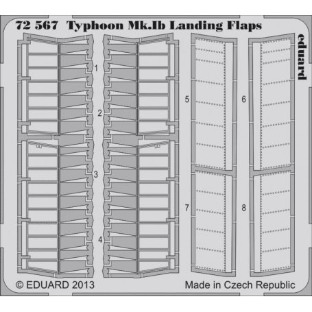 Typhoon Mk.Ib landing flaps AIRFIX