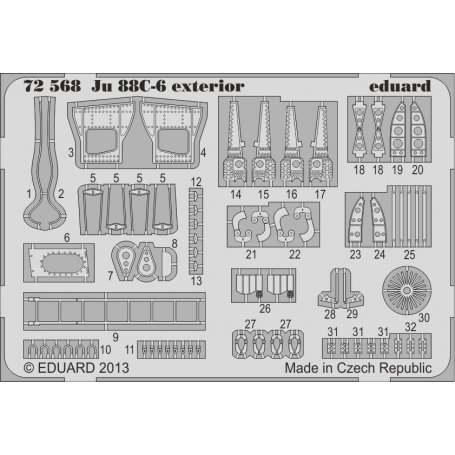 Ju 88C-6 exterior REVELL