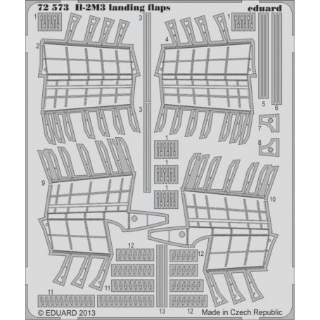 Eduard Il-2M3 landing flaps TAMIYA