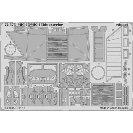 MiG-15/MiG-15bis exterior EDUARD