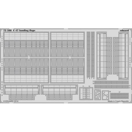 C-47 landing flaps Airfix