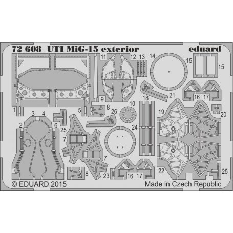 UTI MiG-15 exterior Eduard 7055