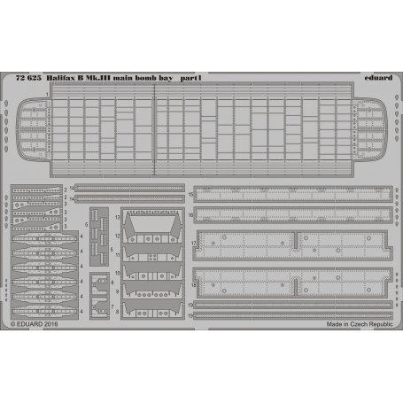 Halifax B Mk.III main bomb bay REVELL 04936