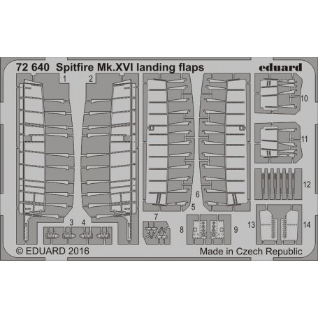 Spitfire Mk.XVI landing flaps EDUARD