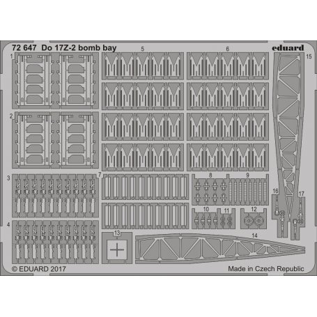 Do 17Z-2 bomb bay ICM