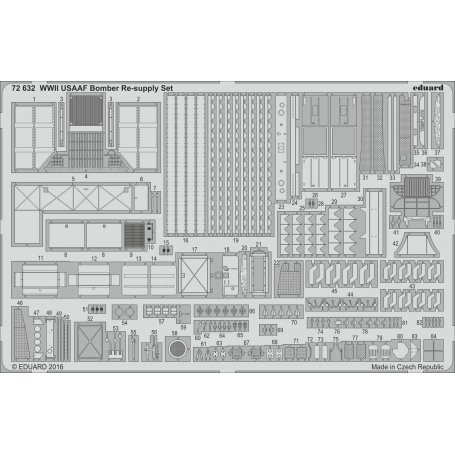 WWII USAAF Bomber Re-supply Set AIRFIX A06304