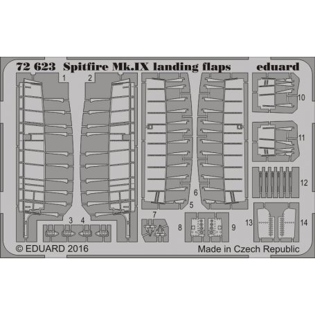 Spitfire Mk.IX landing flaps EDUARD