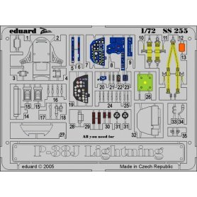 Eduard 1:72 P-38J Lightning / Academy 