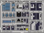 Eduard 1:72 Elementy wnętrza do Gannet AS.Mk.1/4 dla Trumpeter