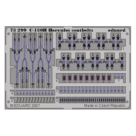 C-130H seatbelts ITALERI