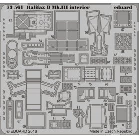Eduard 1:72 Halifax B Mk.III interior dla Revell 04936