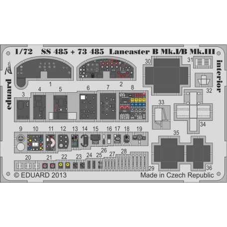 Lancaster B Mk.I/B Mk.III interior S.A. Airfix