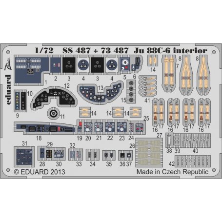 Ju 88C-6 interior S.A. REVELL