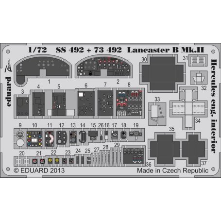 Lancaster B Mk.II interior S.A. AIRFIX