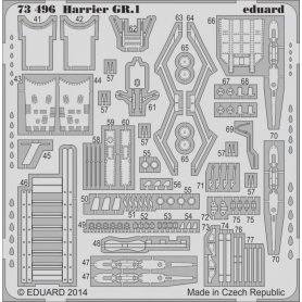 Eduard 1:72 Harrier GR.1 S.A. dla Airfix