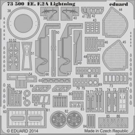 Eduard 1:72 EE F.2A Lightning S.A. dla Airfix