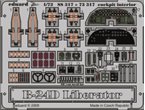 Eduard 1:72 Elementy wnętrza przodu do B-24D Liberator dla Hasegawa