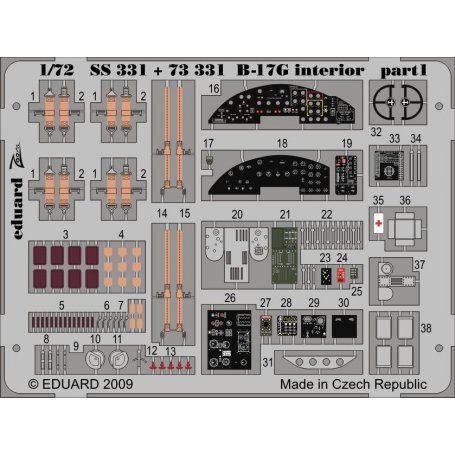 B-17G interior S.A. ACADEMY