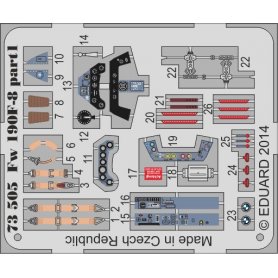 Eduard 1:72 Focke Wulf Fw-190 F-8 dla Airfix