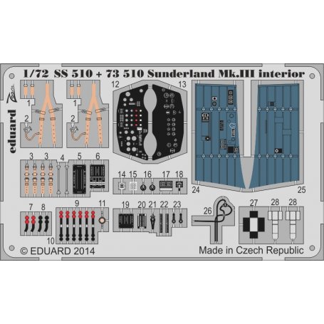 Sunderland Mk.III interior S.A. Italeri