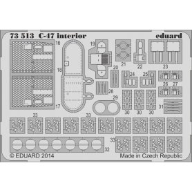 Eduard 1:72 C-47 interior S.A. dla Airfix