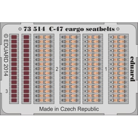 C-47 cargo seatbelts Airfix