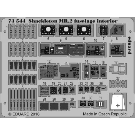 Shackleton MR.2 fuselage interior AIRFIX 11004