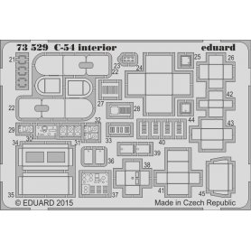 Eduard 1:72 C-54 interior S.A. dla Revell 04877