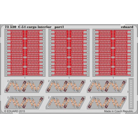 Eduard 1:72 C-54 cargo interior dla Revell 04877