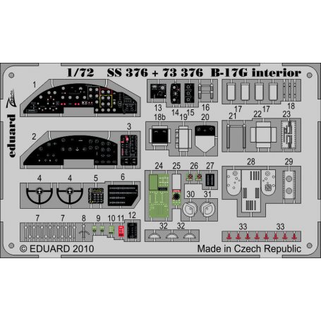 B-17G interior S.A. REVELL