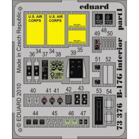 Eduard 1:72 B-17G interior S.A. dla Revell