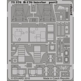 Eduard 1:72 B-17G interior S.A. dla Revell