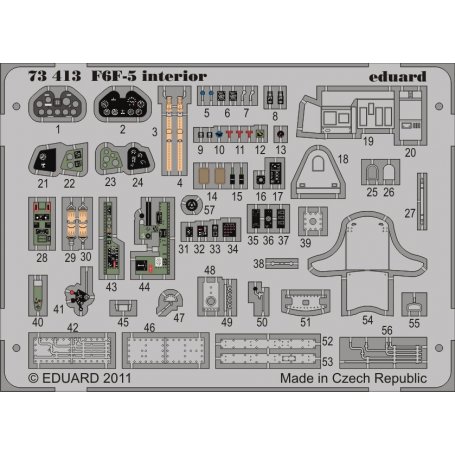 F6F-5 interior S.A. EDUARD