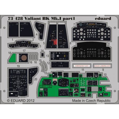 Valiant BK.MK.I interior S.A. AIRFIX