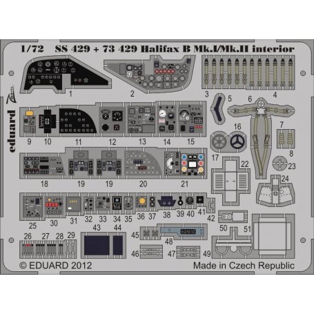 Eduard 1:72 Halifax B Mk.I/Mk.II interior S.A. dla REVELL