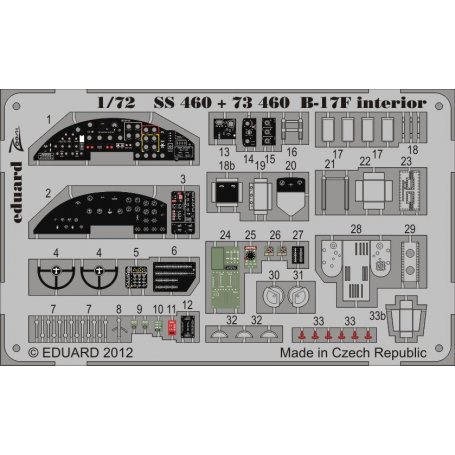 B-17F interior S.A. REVELL