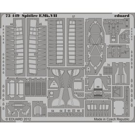 Eduard 1:72 Supermarine Spitfire F.Mk.VII dla Italeri